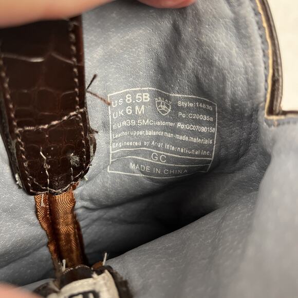 Ariat Fatbaby Saddle Cowboy Boots 8.5B Brown Cowgirl Western Rodeo Pull On 14830 - Picture 7 of 7